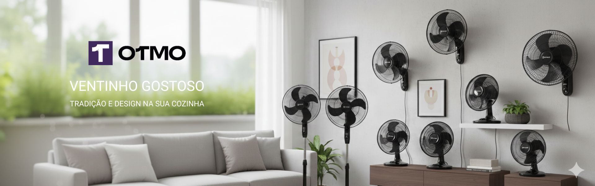 Banner da indústria OTMO produtos de ventilação
