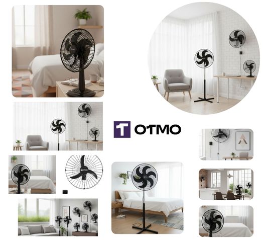 Apresentação da indústria OTMO com produtos de ventilaçao 